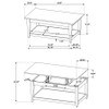Lindenton 3-piece Wood Lift-Top Coffee and End Table Set Blonde / CS-722758-S3