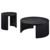 Sweeney 2-piece Coffee and End Occasional Table Set Black / CS-722828-S2