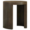 Sweeney 24-inch Round Wood Occasional Side End Table Dark Walnut / CS-722837