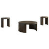 Sweeney 3-piece Coffee and End Occasional Table Set Dark Walnut / CS-722838-S3