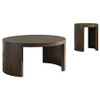 Sweeney 2-piece Coffee and End Occasional Table Set Dark Walnut / CS-722838-S2