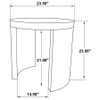 Sweeney 2-piece Coffee and End Occasional Table Set Dark Walnut / CS-722838-S2