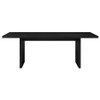 Decker 7-piece 82-inch Rectangular Dining Set Black / CS-193951BLK-S7F