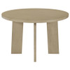 Strouse 5-piece Dining Set Cream and Natural Oak / CS-193940NAT-S5B