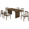 Decker 7-piece 82-inch Rectangular Dining Set Wheat and Walnut / CS-193951WAL-S7A