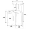 Decker 7-piece 82-inch Rectangular Dining Set Wheat and Walnut / CS-193951WAL-S7A