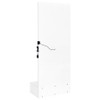 Spector 1-drawer Lighted Full-Length Floor Mirror White High Gloss / CS-960954