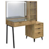 Souza 5-Drawer Makeup Vanity Table With LED Mirror Mango / CS-930283