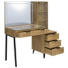Souza 5-Drawer Makeup Vanity Table With LED Mirror Mango / CS-930283
