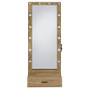 Spector 1-drawer Lighted Full-Length Floor Mirror Mango / CS-960965