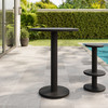 Neo 31 Inch Round Indoor - Outdoor Patio Patio Wood Bar Table by Modway / EEI-7585