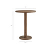 Neo 31 Inch Round Indoor - Outdoor Patio Patio Wood Bar Table by Modway / EEI-7585
