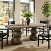 Pietra Indoor Outdoor Patio Oval Dining Table by Modway / EEI-7623