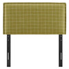Camille Checkered Linen Blend Twin Size Headboard by Modway / MOD-7319