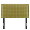Camille Checkered Linen Blend Twin Size Headboard by Modway / MOD-7319