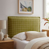 Camille Checkered Linen Blend Twin Size Headboard by Modway / MOD-7319