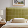 Camille Checkered Linen Blend Twin Size Headboard by Modway / MOD-7319