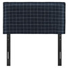 Camille Checkered Linen Blend Twin Size Headboard by Modway / MOD-7319