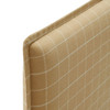 Camille Checkered Linen Blend Twin Size Headboard by Modway / MOD-7319