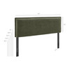Camille Upholstered Linen Blend Full Size Headboard by Modway / MOD-7320