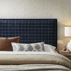 Camille Checkered Linen Blend Full Size Headboard by Modway / MOD-7322