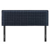 Camille Checkered Linen Blend Queen Size Headboard by Modway / MOD-7325
