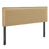Camille Checkered Linen Blend Queen Size Headboard by Modway / MOD-7325