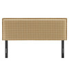 Camille Checkered Linen Blend King Size Headboard by Modway / MOD-7328