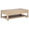 Marcelo 3-piece Coffee Table Set with Storage Light Elm / CS-736058-S3