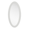 Legend - Modern White High Gloss Oval Mirror / VGVCJ8111-M-WHT