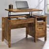 Delwin 47-inch 2-drawer Lift Top Computer Desk Rustic Nutmeg / CS-881240