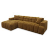 Shapiro - Modern Brown Fabric Sectional Sofa w/ Left Facing Chaise / VGSX-6261-TAN