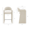 Talia 41 Inch Performance Velvet Bar Stool by Modway / EEI-7666
