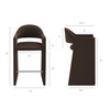 Talia 41 Inch Performance Velvet Bar Stool by Modway / EEI-7666