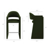 Talia 41 Inch Performance Velvet Bar Stool by Modway / EEI-7666