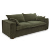 Durbin - Modern Green Fabric Loveseat / VGSX-SS6239-2S-GRN