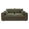 Durbin - Modern Green Fabric Loveseat / VGSX-SS6239-2S-GRN