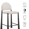 Hayley Upholstered Fabric Counter Stools Set of 2 by Modway / EEI-7801