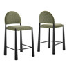 Hayley Upholstered Fabric Counter Stools Set of 2 by Modway / EEI-7801
