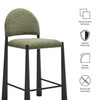 Hayley Upholstered Fabric Counter Stools Set of 2 by Modway / EEI-7801