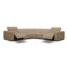 Carney - Modern Beige Leather Sectional Sofa + 3 Recliners / VGKM-KM.6702-STONE