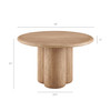 Tori 48 Inch Round Indoor and Outdoor Patio Dining Table by Modway / EEI-7619