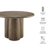 Tori 48 Inch Round Indoor and Outdoor Patio Dining Table by Modway / EEI-7619