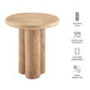 Tori 20 Inch Round Indoor and Outdoor Patio Side Table by Modway / EEI-7621