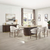 Clayten Dining Table w/Natural Marble Top / DN07000