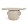 Kalvin - Modern Beige Fiberform Nesting Coffee Table Set / VGGR-675536-675541-PM-SAND