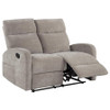 Hamilton 2-piece Chenille Manual Reclining Sofa Set Sand / CS-603371-S2