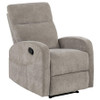 Hamilton Chenille Upholstered Manual Glider Recliner Sand / CS-603373