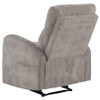 Hamilton Chenille Upholstered Manual Glider Recliner Sand / CS-603373