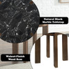 Estella End Table w/Marble Top / LV06886